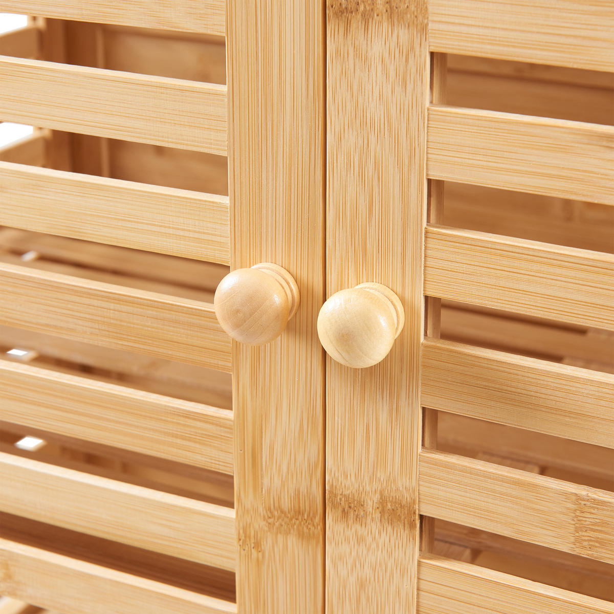 SKŘÍŇ DO KOUPELNY Raurgela - přírodní, dřevo (80/180/40cm) - [en.casa]