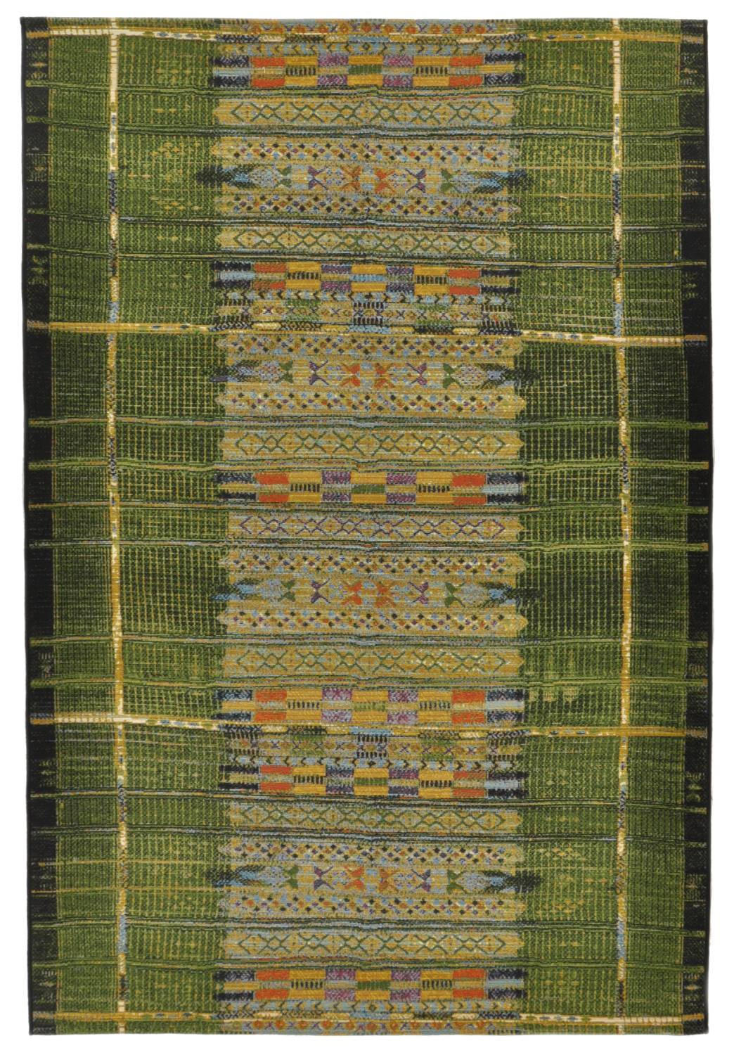 OUTDOORTEPPICH Aurora 80x165 cm - Grün, Textil (80/165cm) - Gino Falcone