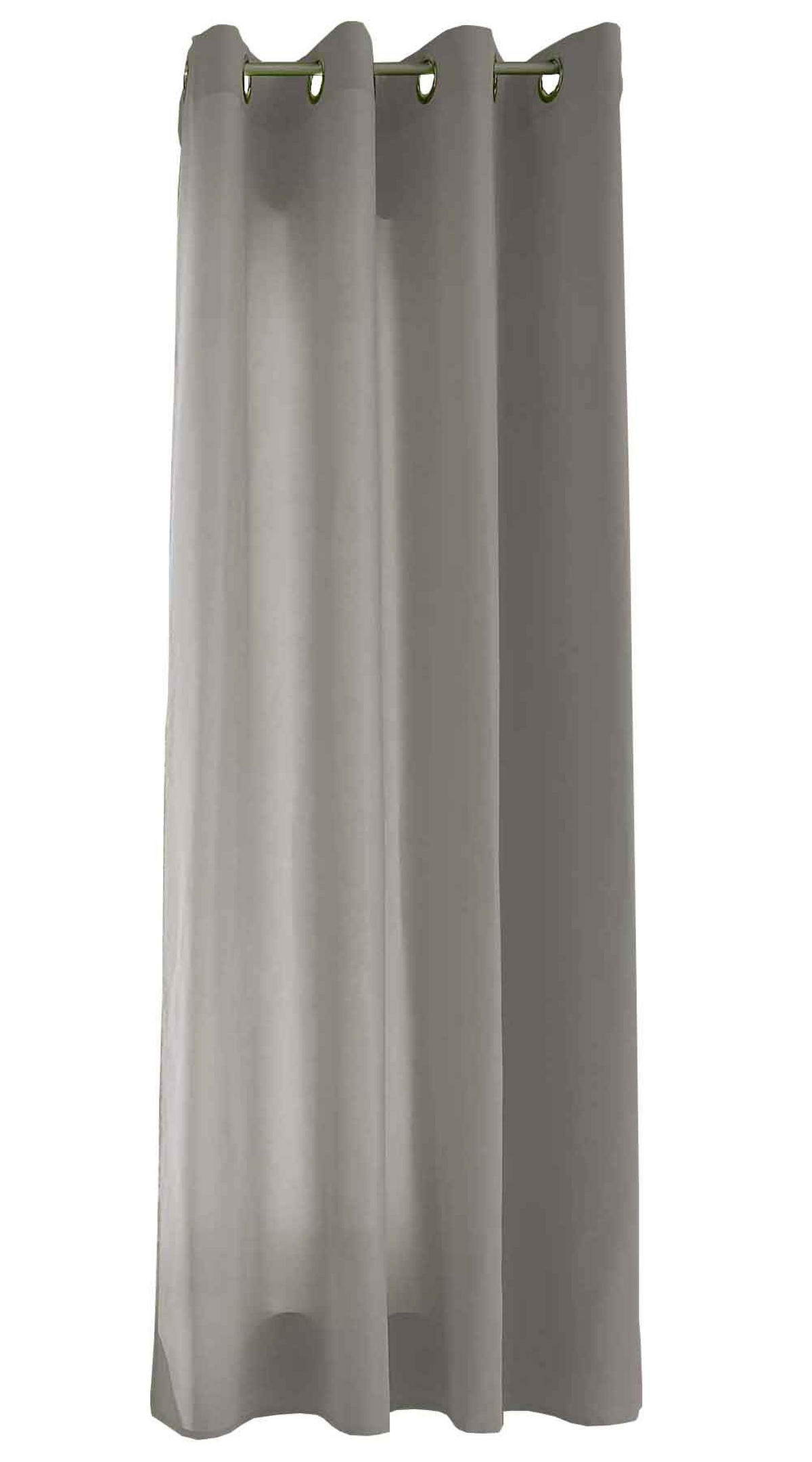 VORHANG BERLIN HxB 225x140cm Hellgrau - Hellgrau, Textil (140/225cm) - Gardinenbox
