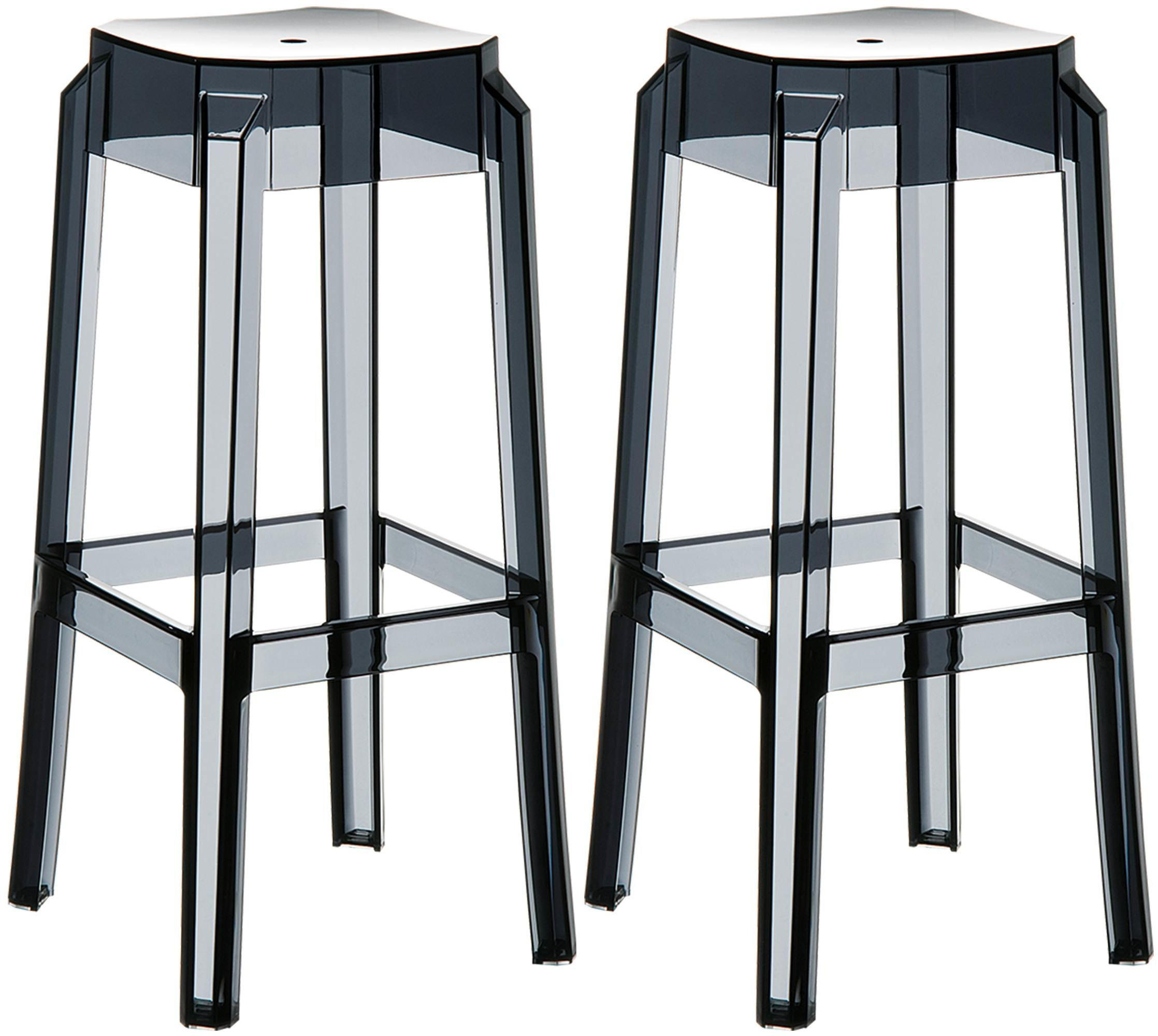 furnicato Barhocker Schwarz 36x75x36 cm