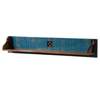 WANDREGAL Altholz 140x22x24 mehrfarbig lackiert NATURE OF SPIRIT #118 - Multicolor, Holz (140/24/22cm) - Massivmoebel24