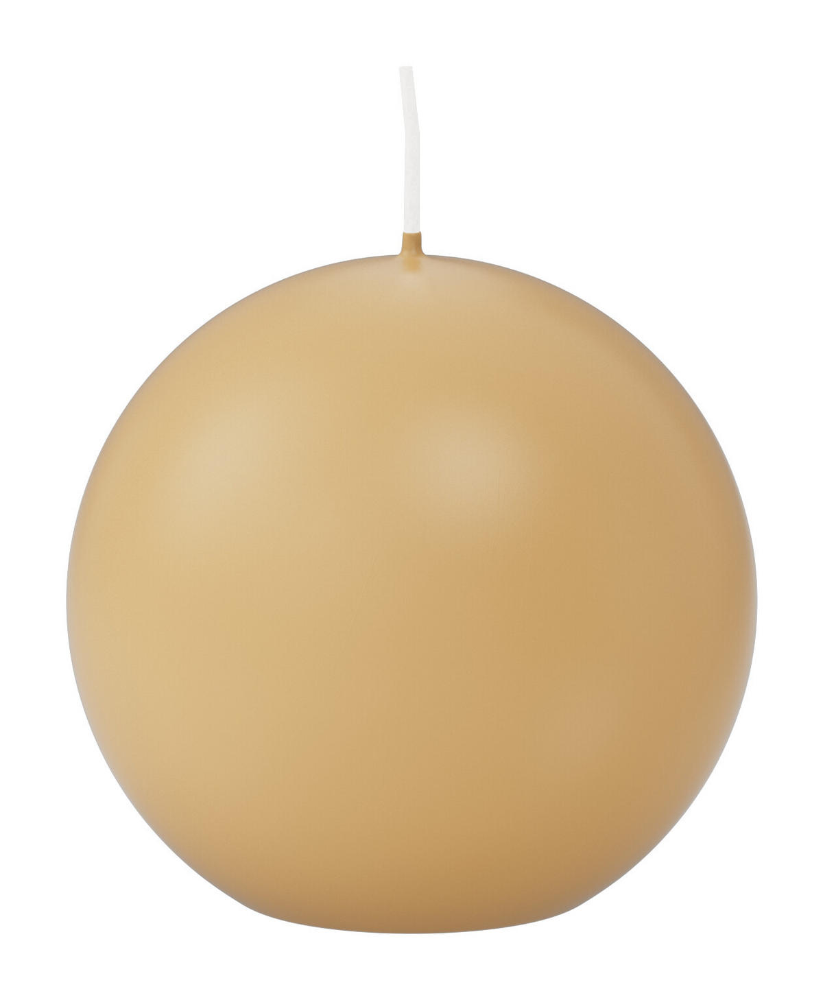 KUGELKERZEN Champagner Ø 70 mm, 12 Stück - Champagner, Paraffin (7/7/7cm) - Wiedemann Kerzen