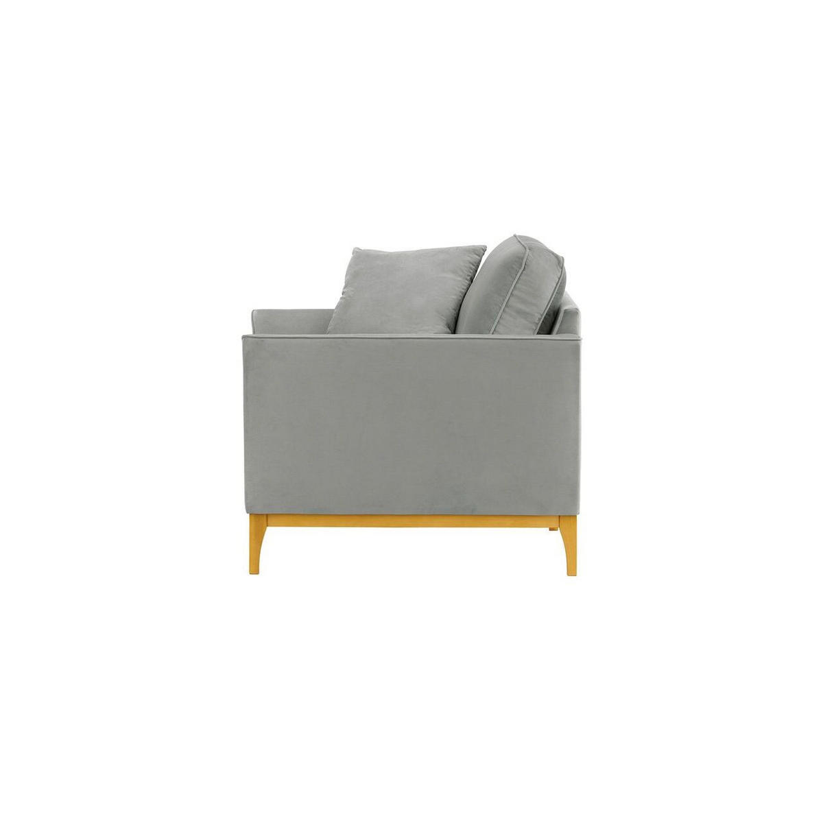 SESSEL Linara-Velluto 15 - Hellgrau, Holz/Textil (81/91/95cm)