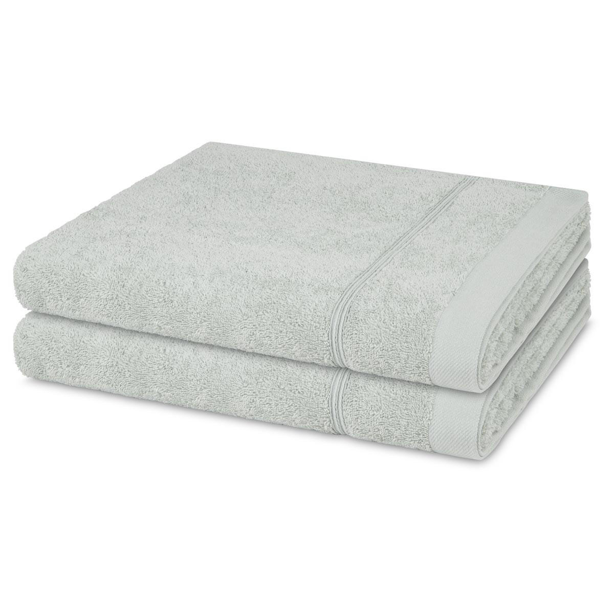 DUSCHTUCH Rubin 2er-Set - Hellgrün, Textil (70/140cm) - Ross