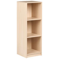 BÜCHERREGAL mit 3 Ebenen 117 cm Hellbraun Zehna - Hellbraun, Holzwerkstoff (40/117/40cm) - Beliani