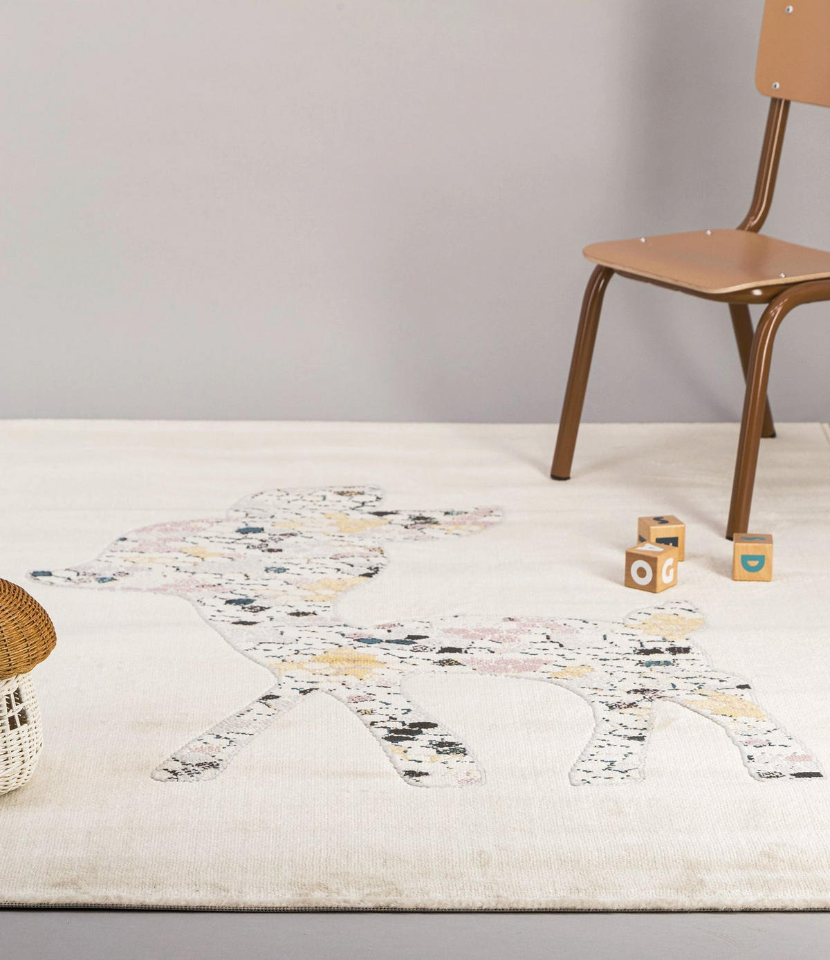 KINDERTEPPICH mehrfarbig - Multicolor, Textil (120/170cm) - AFK Living