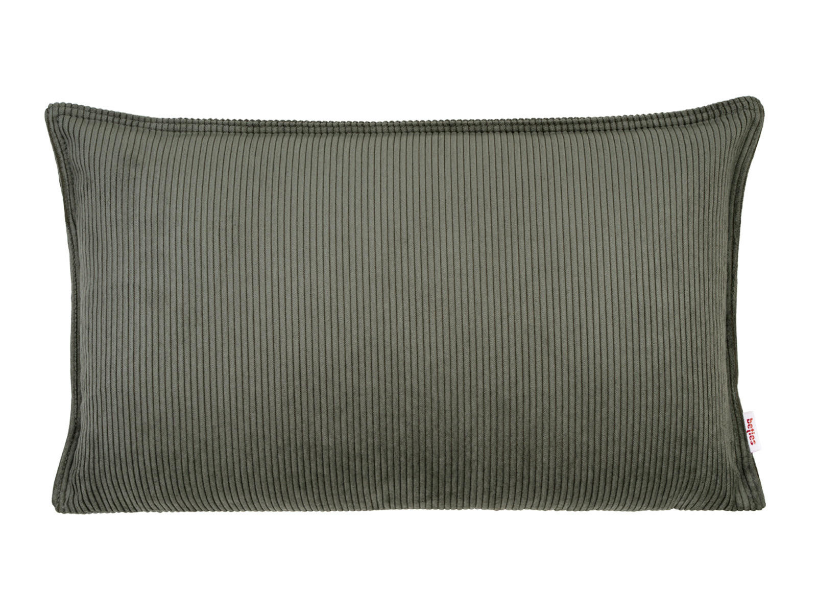 KISSENHÜLLE HYggelig No.1 stein-grau Cord-Samt 50/30 cm - Grau, Textil (30/50cm) - beties Heimtextil