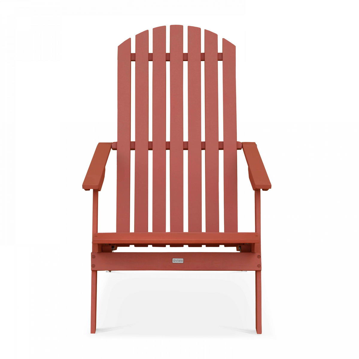 KLAPPSESSEL 2-tlg., Terrakotta - Rot, Holz (84/95/59cm) - Oviala