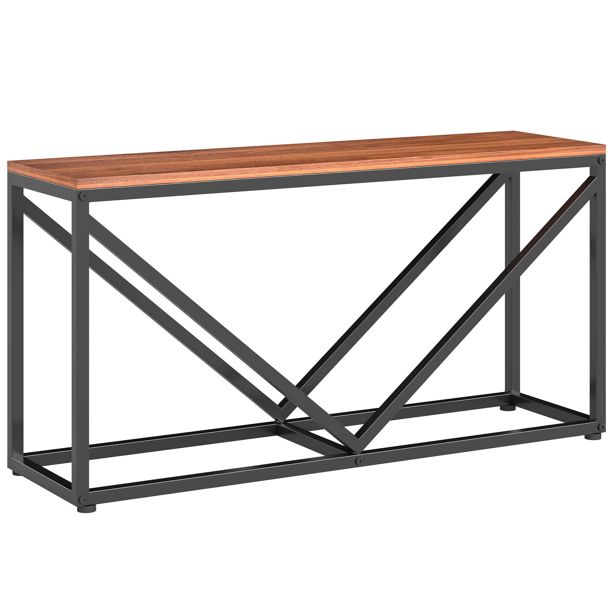 BRENNHOLZREGAL Metall Schwarz - Schwarz, Metall (28/50/98cm) - Outsunny