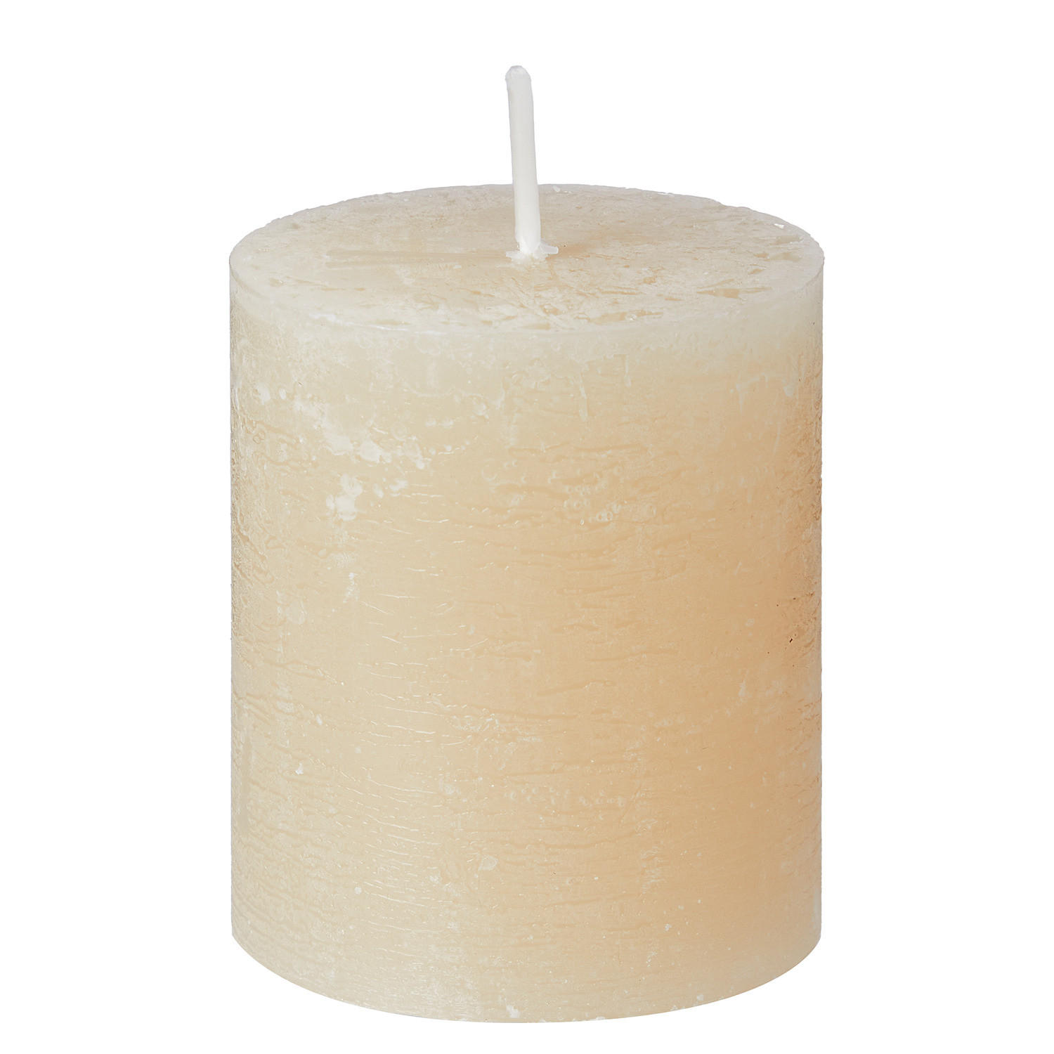 STUMPENKERZE (12er Set) Rustic - Beige, Paraffin (8cm) - Butlers