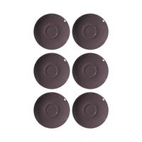 ESPRESSOUNTERTASSEN Doppio Toffee ø 12 cm 6er Set - Braun, Keramik (12cm) - Ritzenhoff Breker