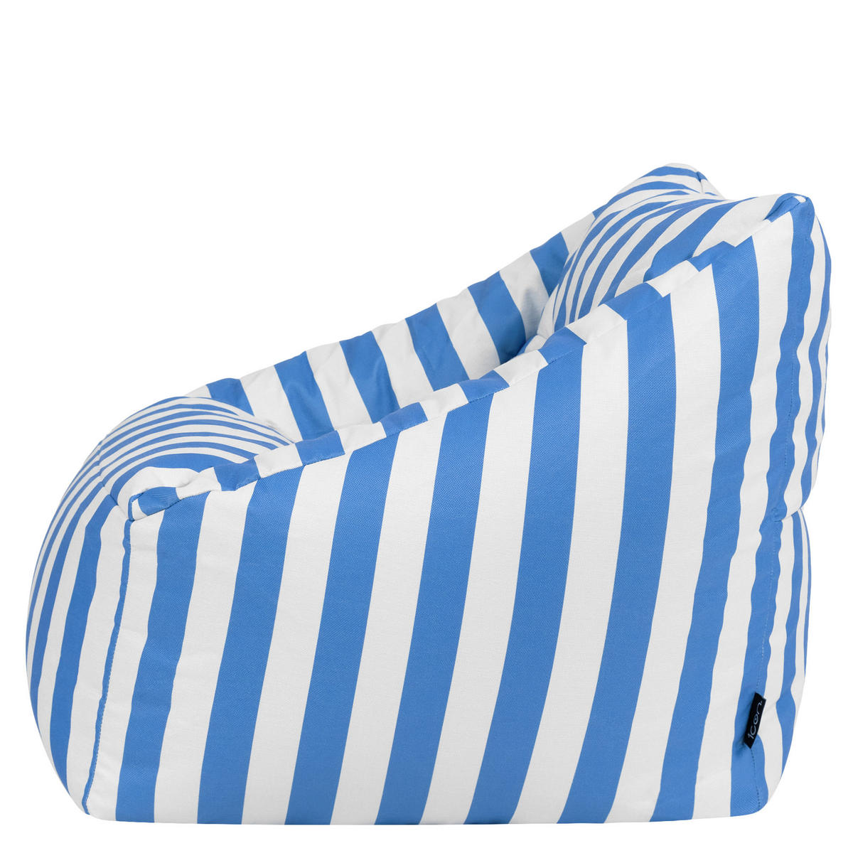 SITZSACK Sessel Natalia Streifen - Blau, Textil (97/73/84cm) - icon