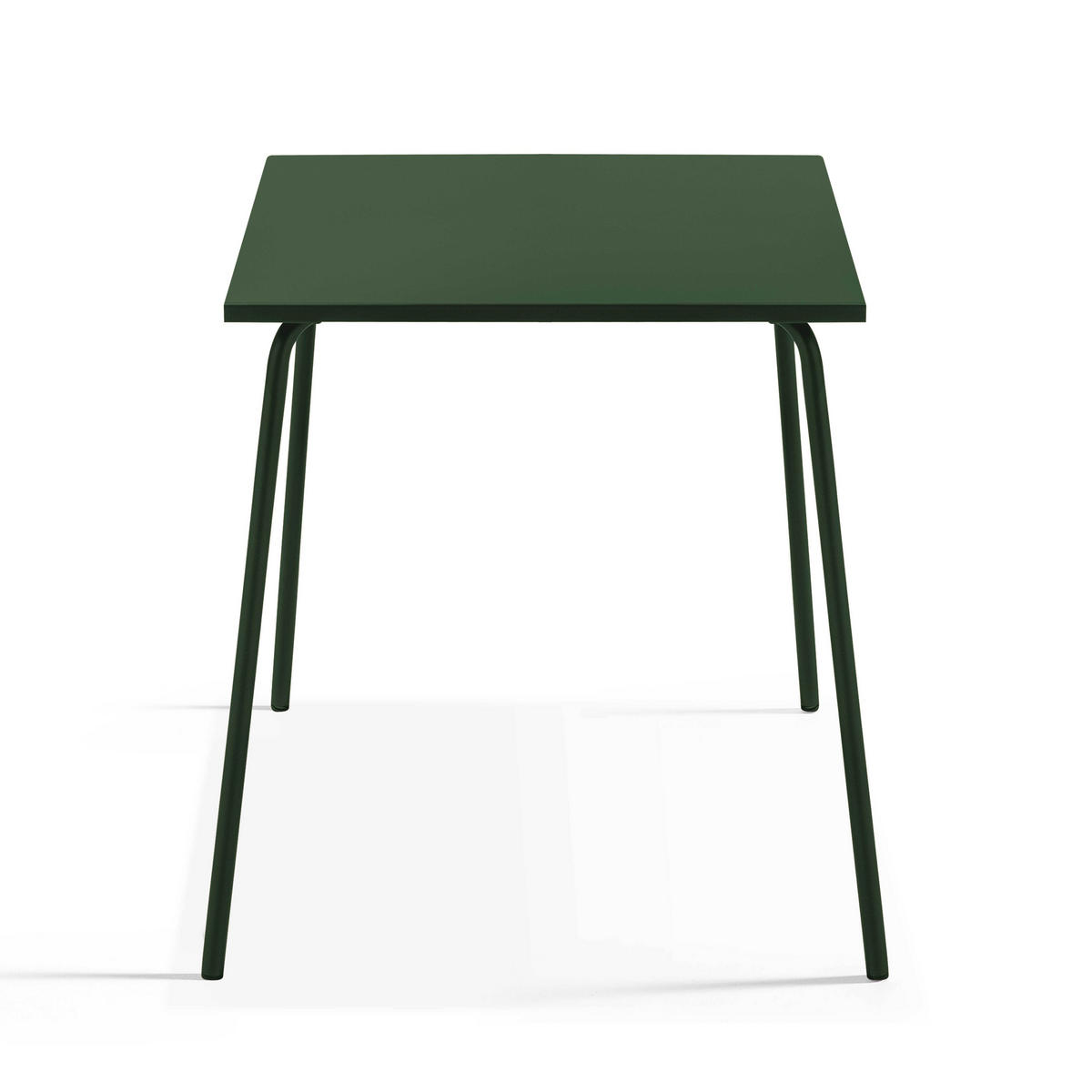 GARTENTISCH, Waldgrün - Grün, Metall (70/70/72cm) - Oviala