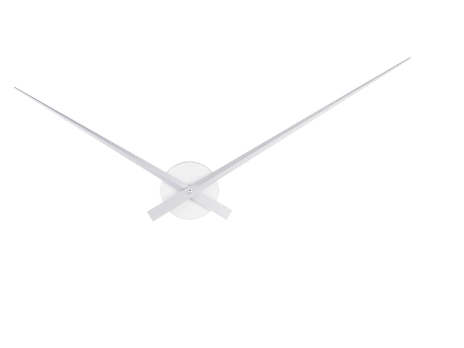WANDUHR Little Big Time Ø77,5 cm - Silberfarben, Metall (77.5/77.5/5cm) - Karlsson