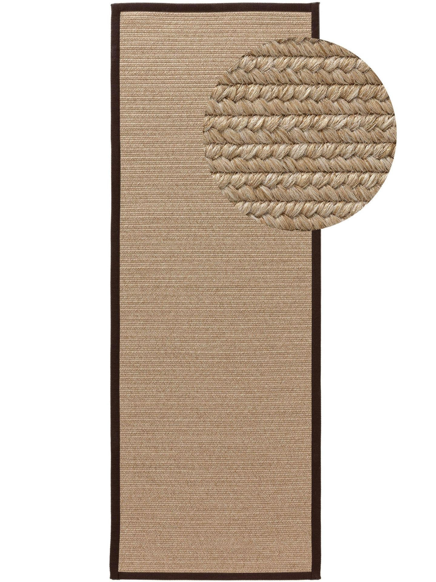 OUTDOORLÄUFER Nandi Beige 70x200 cm - Beige, Kunststoff/Textil (70/1cm) - KUNSTLOFT