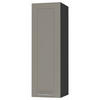 KÜCHENHÄNGESCHRANK Kvantum W4/20 Beige Matt / Schwarz Matt 20 / 32,5 / 96cm - Beige/Schwarz, Holz/Holzwerkstoff (20/96/32.5cm) - Feldmann-Wohnen