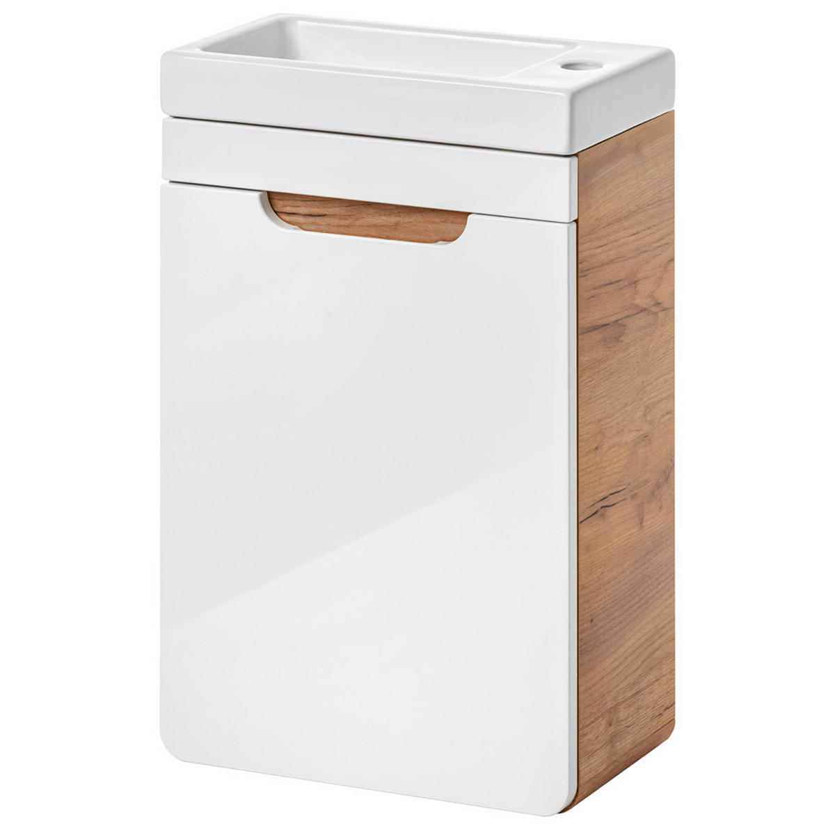 WASCHTISCH Luton-56 - Weiß, Holzwerkstoff (41/69/22cm) - Lomado