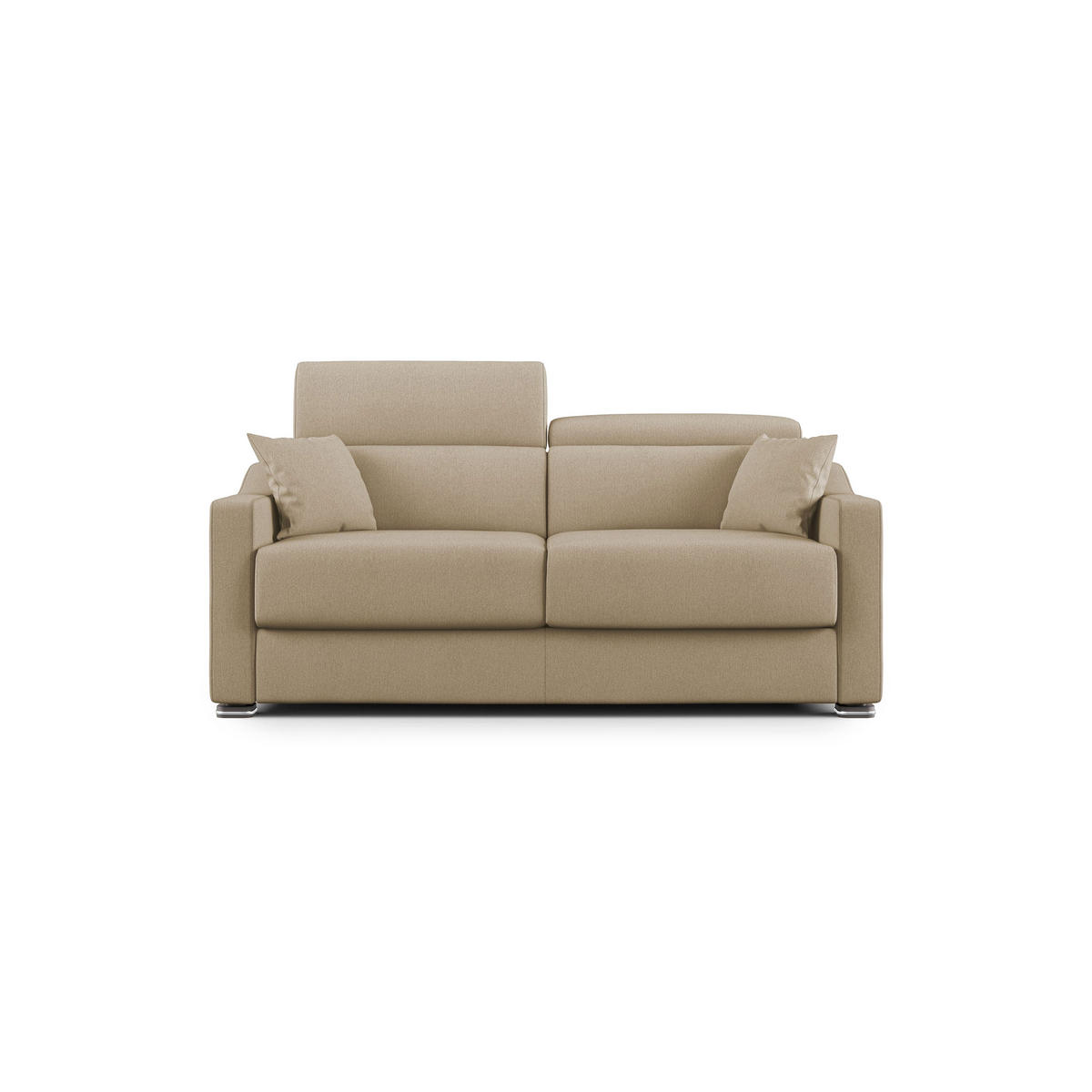 SCHLAFSOFA Amber - Beige, Textil (191/100/98cm) - Divani.store