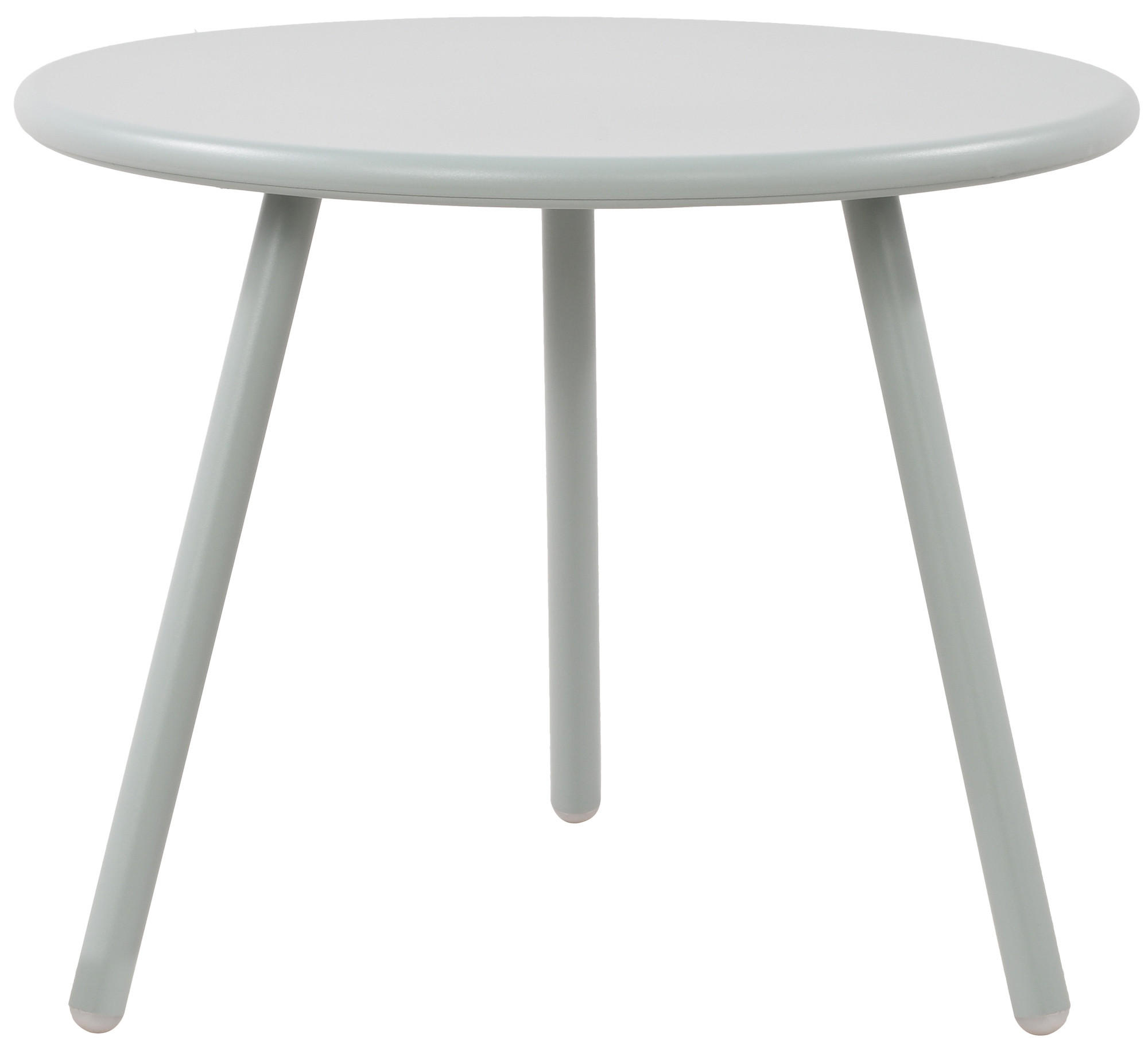 COUCHTISCH rund 50 cm Kunststoff türkis - Türkis, Kunststoff/Metall (50/50/40cm) - CLP