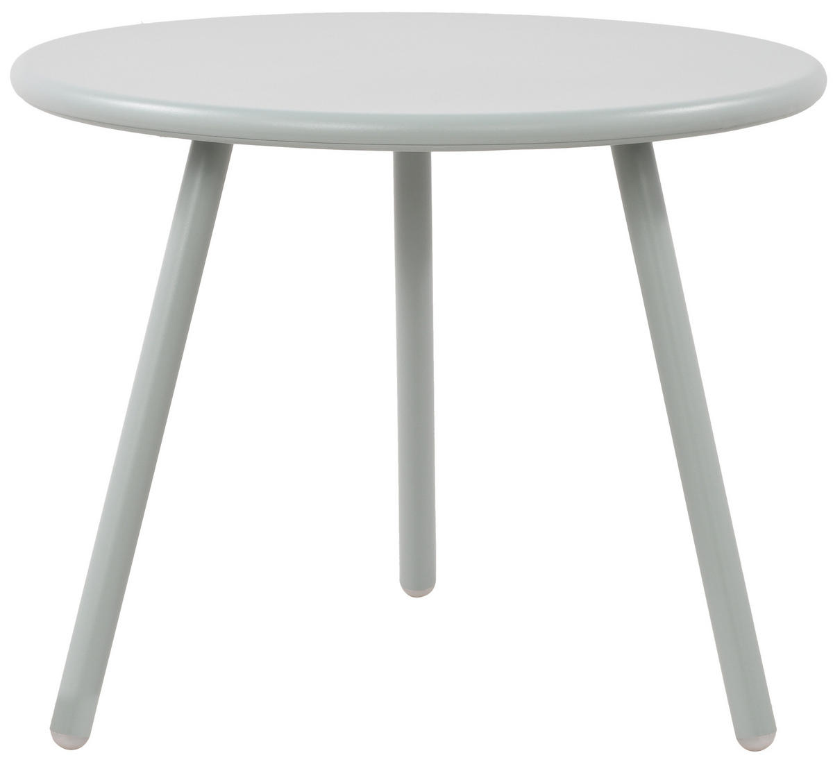 COUCHTISCH rund 50 cm Kunststoff türkis - Türkis, Kunststoff/Metall (50/50/40cm) - CLP