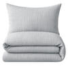 MUSSELIN-BETTWÄSCHE 135x200 Uni - Bettbezug Bügelfrei aus 100% Baumwolle - Einfarbig Hellgrau - Hellgrau, Textil (135/200cm) - Carpe Sonno