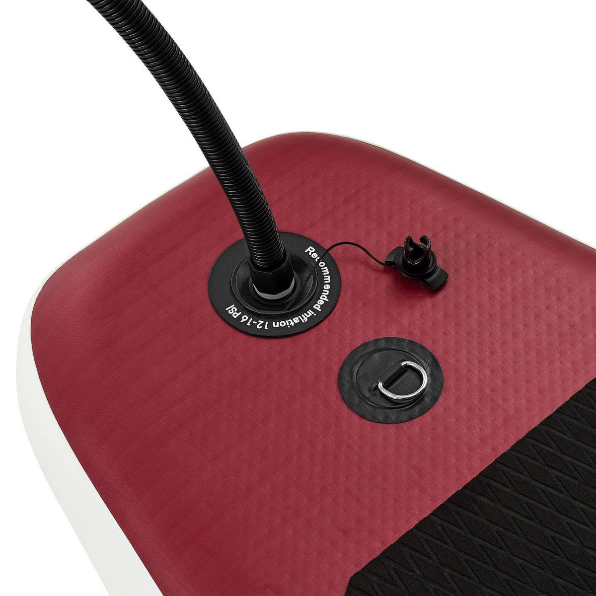 STAND UP Paddle Board Retro Love aufblasbar mit Tasche & Zubehör - Rot, Kunststoff (320/76.5/15cm) - Artsport