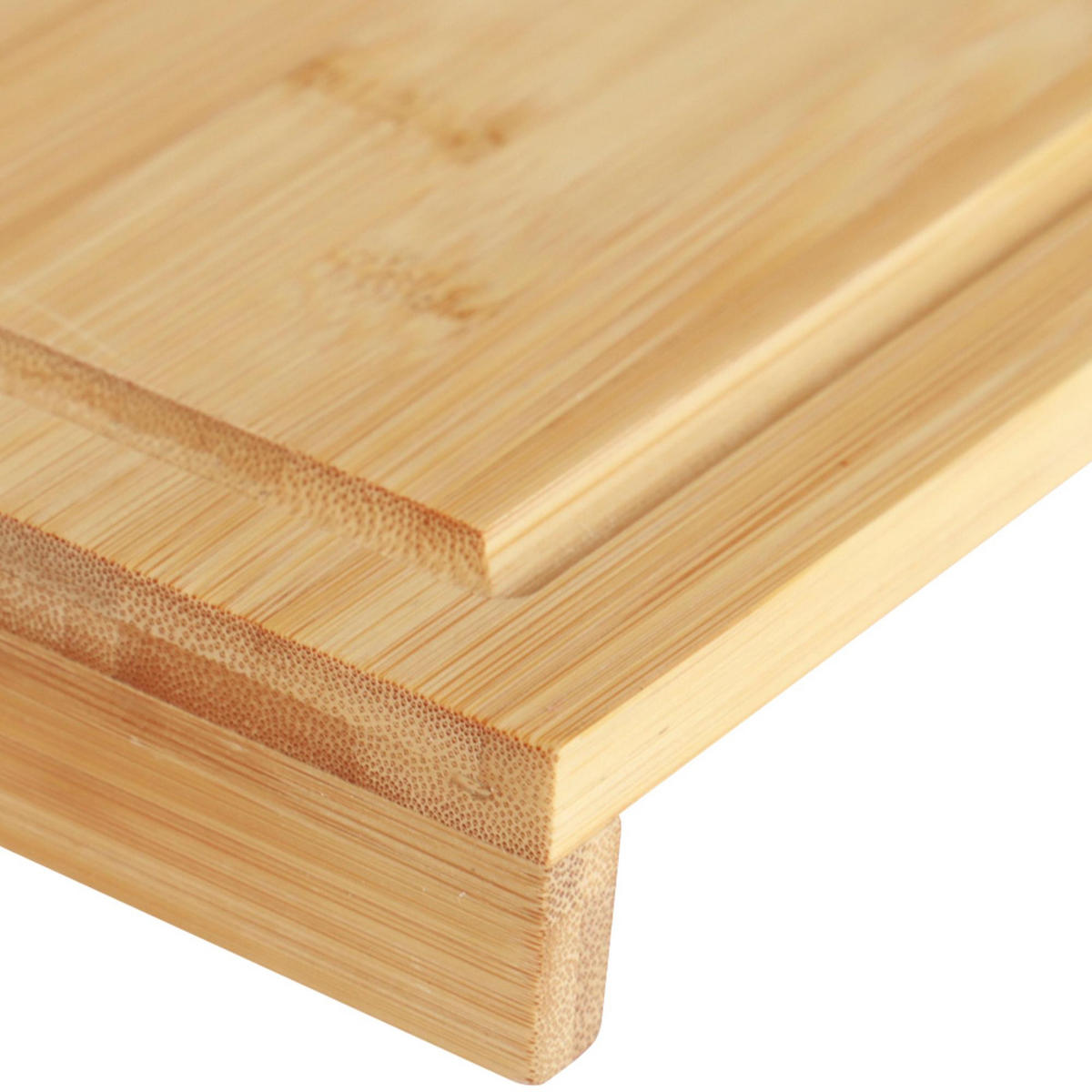 SCHNEIDEBRETT eckig 45/33/3.5 cm Holz Natura - Eukalyptusholzfarben, Holz (45/33cm) - CLP