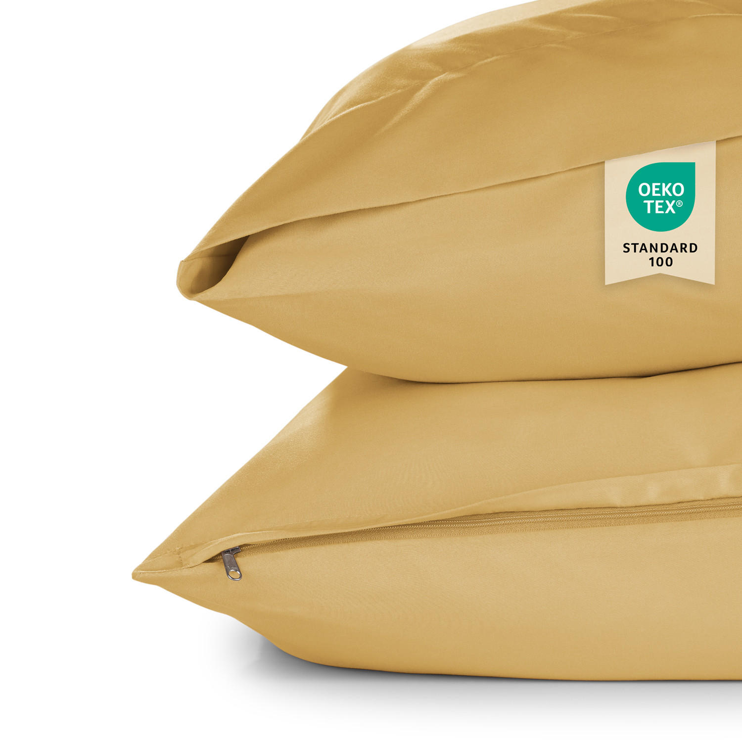 KISSENBEZUG Ellen 40/70 cm, 2er-Set, Gelb - Gelb, Textil (70/40cm) - Blumtal