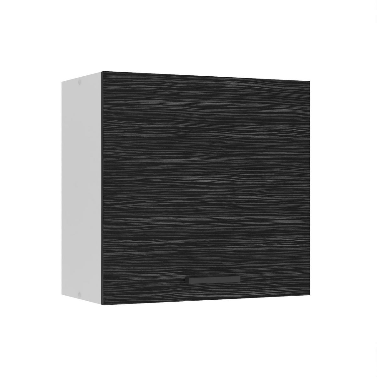 HÄNGESCHRANK SG 60 cm, mit 1 Tür, Königliches Ebenholz - Schwarz, Holz (60/58/29.6cm) - B BELINI GROUP