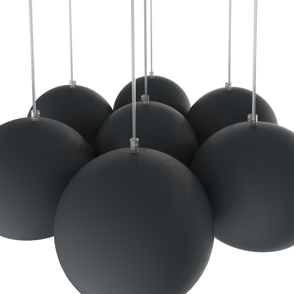 HÄNGELEUCHTE - Anthrazit, Metall (25/25/20cm) - Lumicom