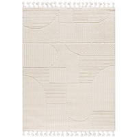 TEPPICH Beige Geometrisch, Moderne 160 x 230 cm - Creme, Textil (160/230cm) - Mazovia