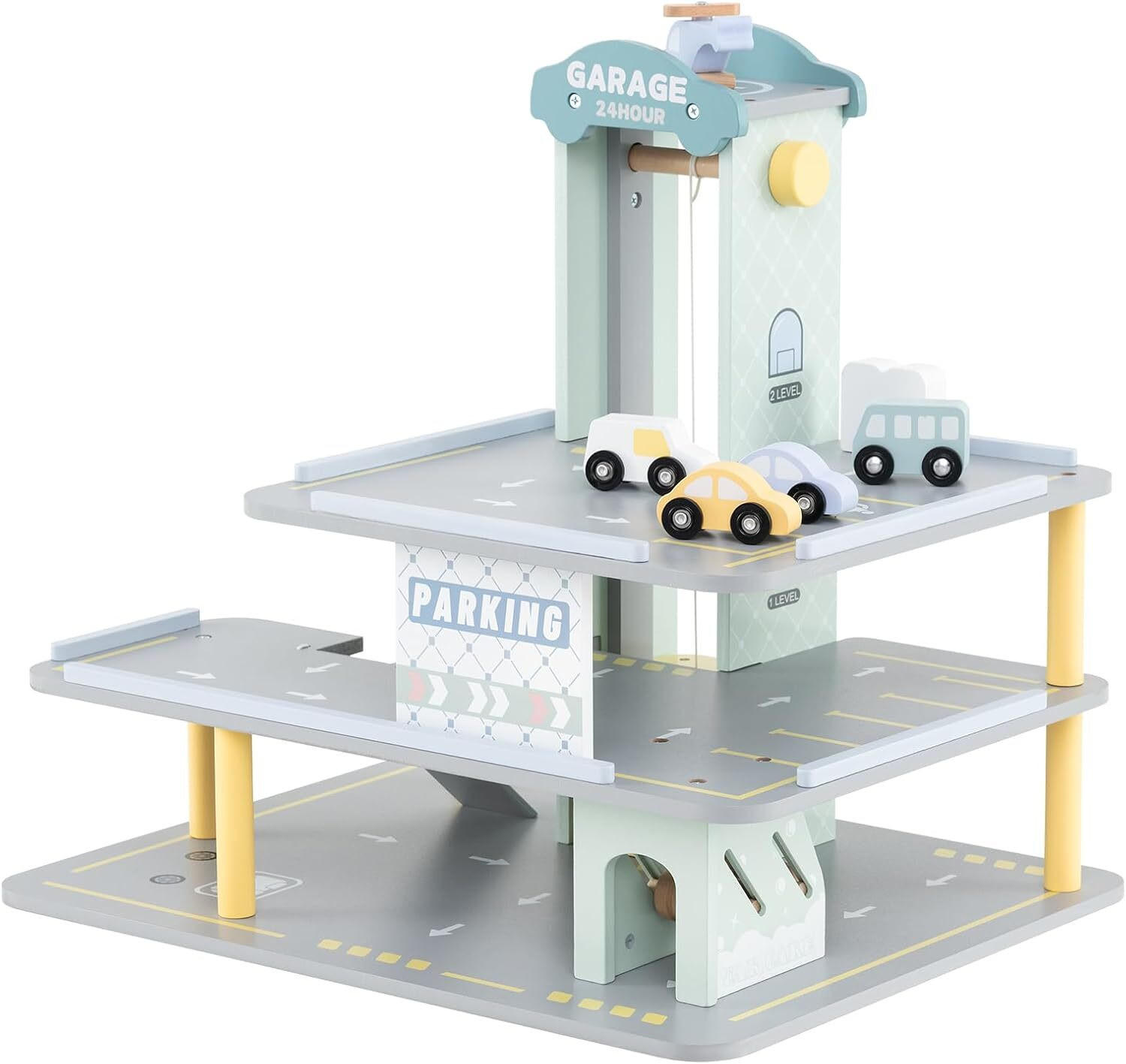 PARKHAUS 47cm Multicolor - Multicolor, Holz (40/47/50cm) - COSTWAY