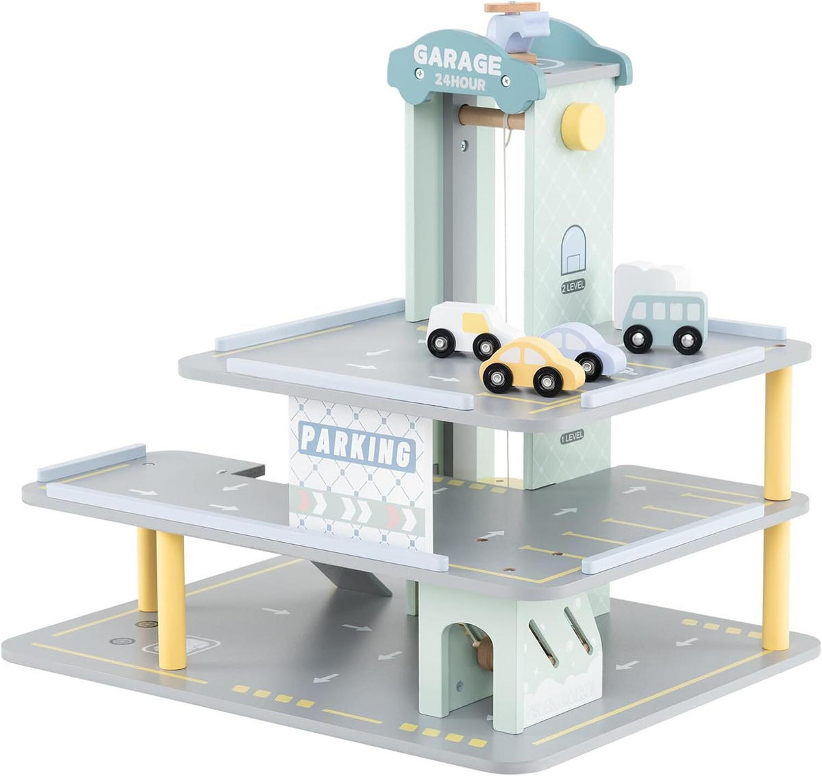 PARKHAUS 47cm Multicolor - Multicolor, Holz (40/47/50cm) - COSTWAY