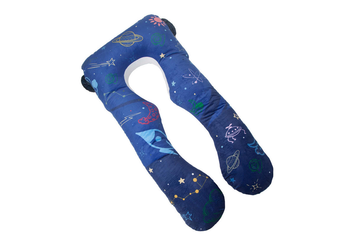 ERSATZBEZUG für KomfortKissen KIDS - Astronaut - Blau/Weiß, Textil (60/120cm) - KomfortKissen