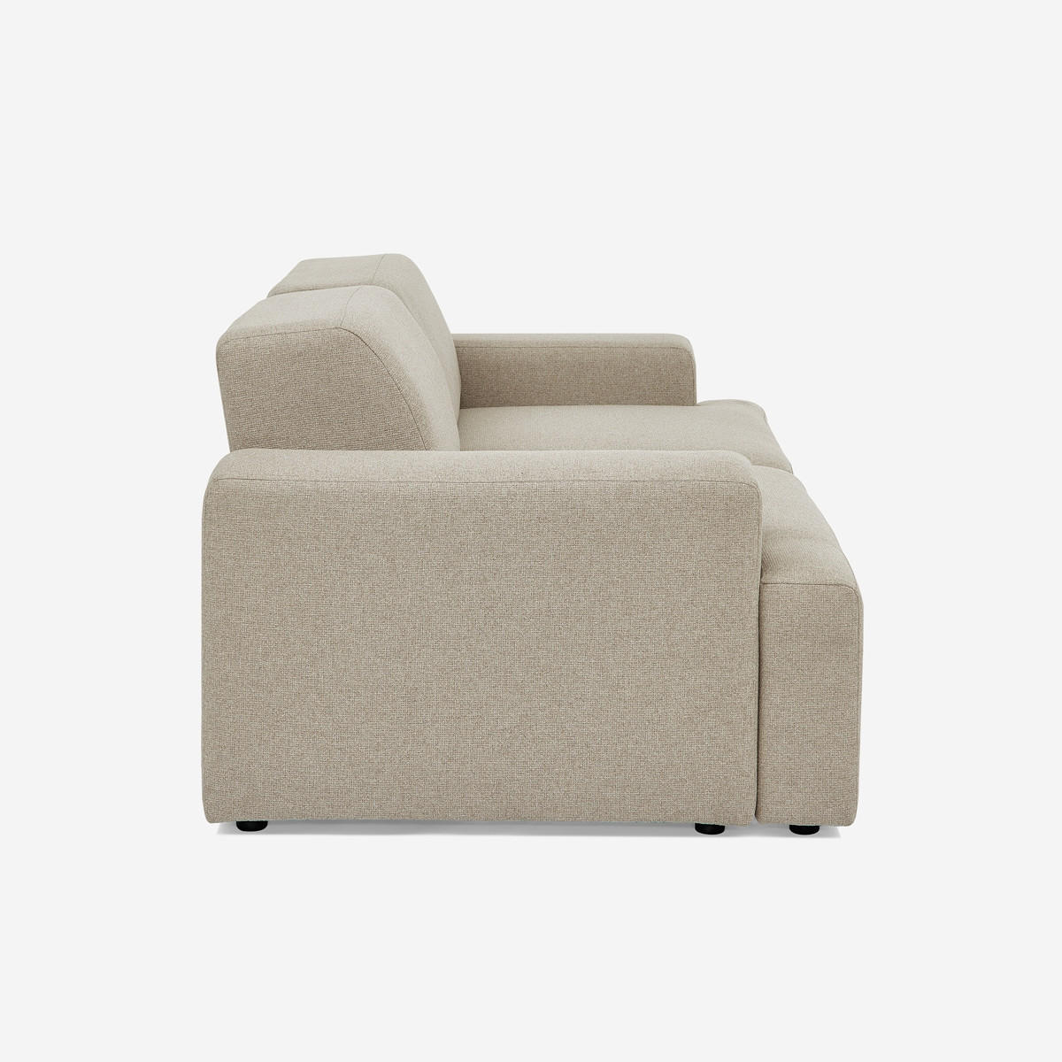 SOFA 2-Sitzer Acamar - Beige - Beige, Textil (202/76/100cm) - Pasmara