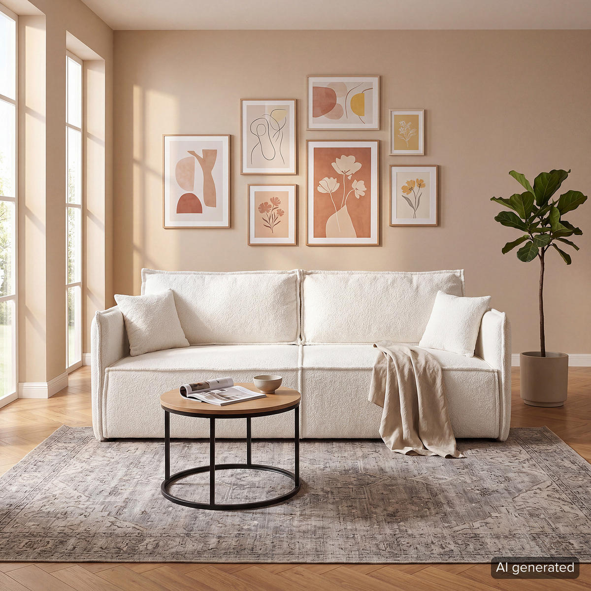 SCHLAFSOFA - Schwarz/Weiß, Kunststoff/Textil (221/70/105cm) - home24