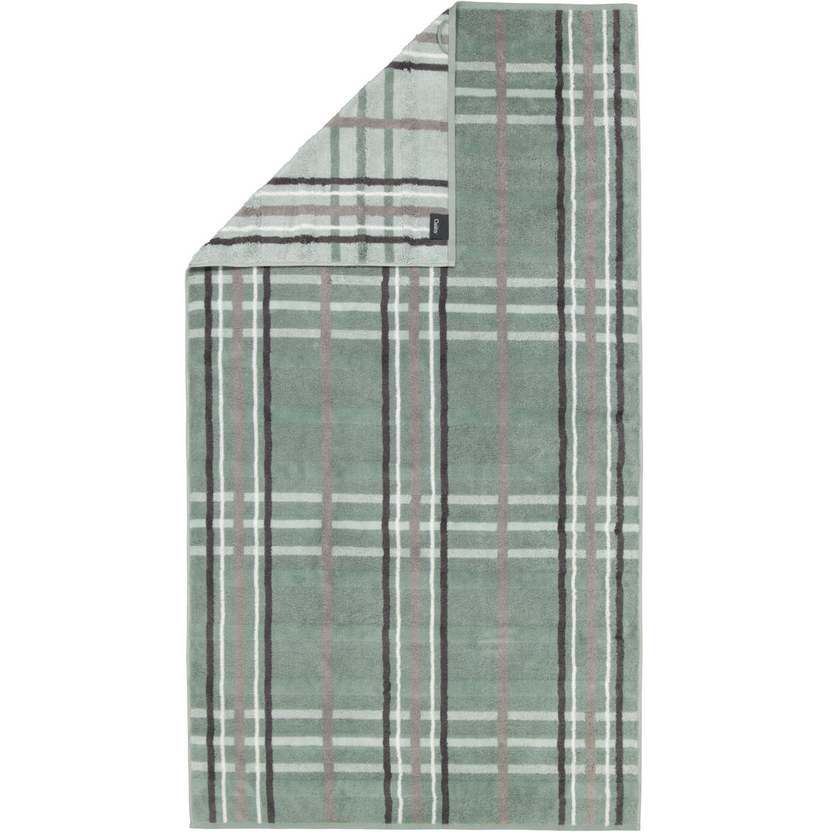DUSCHTUCH NOBLESSE CHECK 1089 NORDIC GREEN - 44 - Grün, Textil (80/150cm) - Cawoe