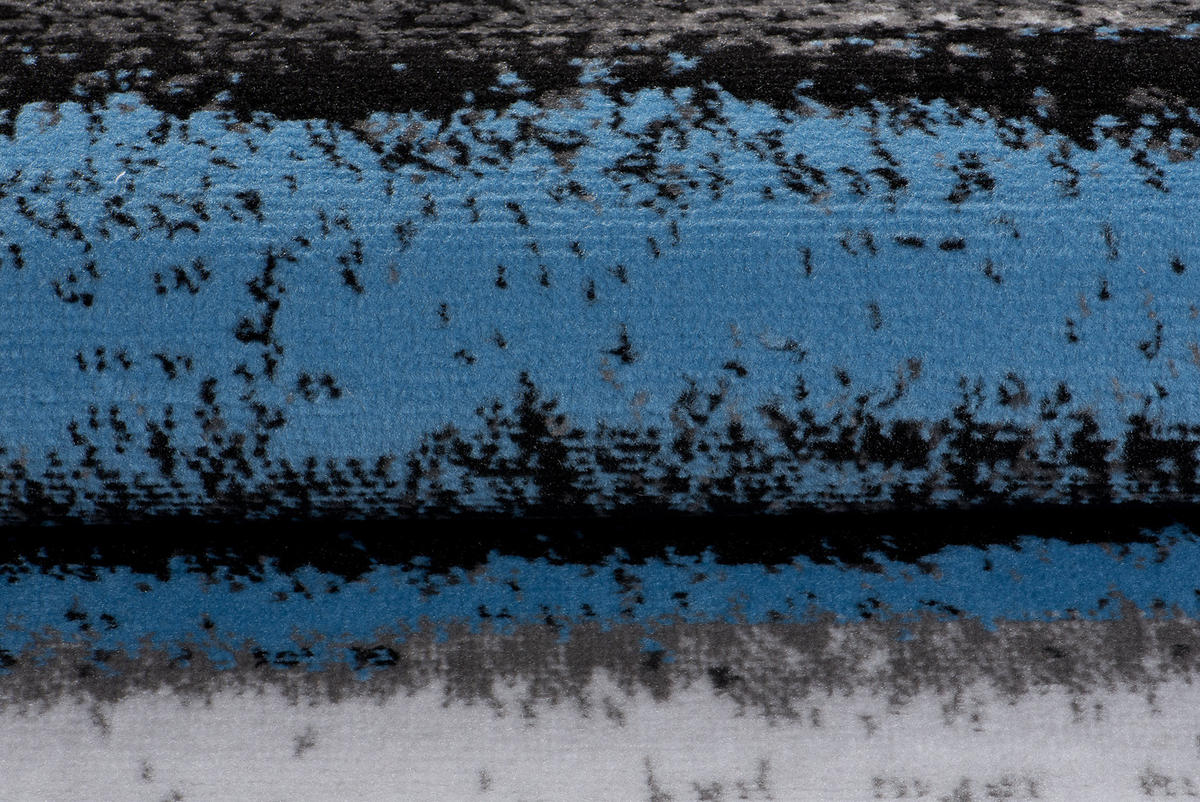 TEPPICH MAYA Blau Meliert Streifen Verwischt 180/250 cm - Blau, Textil (180/250cm) - Tapiso