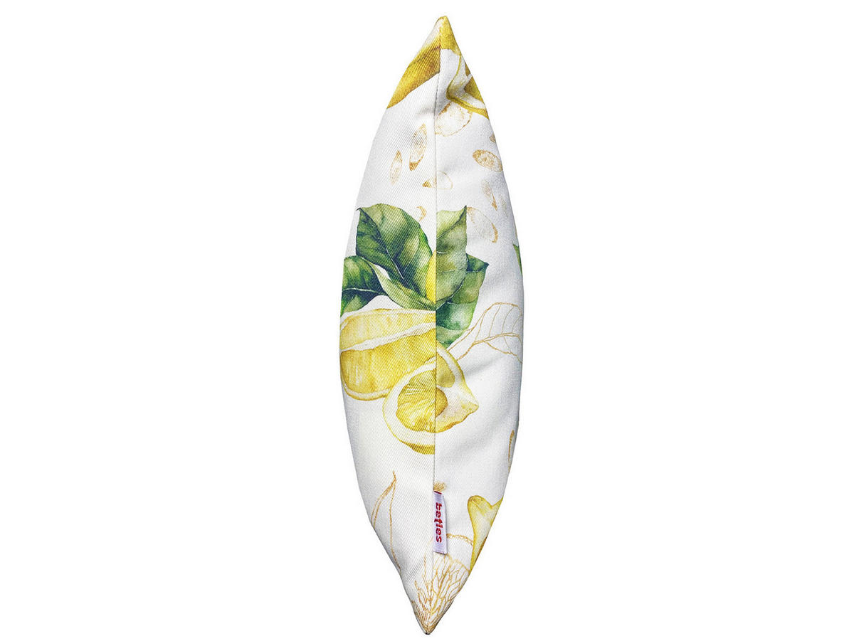 KISSENHÜLLE Italy Collection Zitronen 30/50 cm - Ecru/Gelb, Textil (30/50cm) - beties Heimtextil