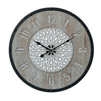 WANDUHR Braun 5/50/50 cm - Braun, Holzwerkstoff (5/50/50cm) - Mobili Rebecca
