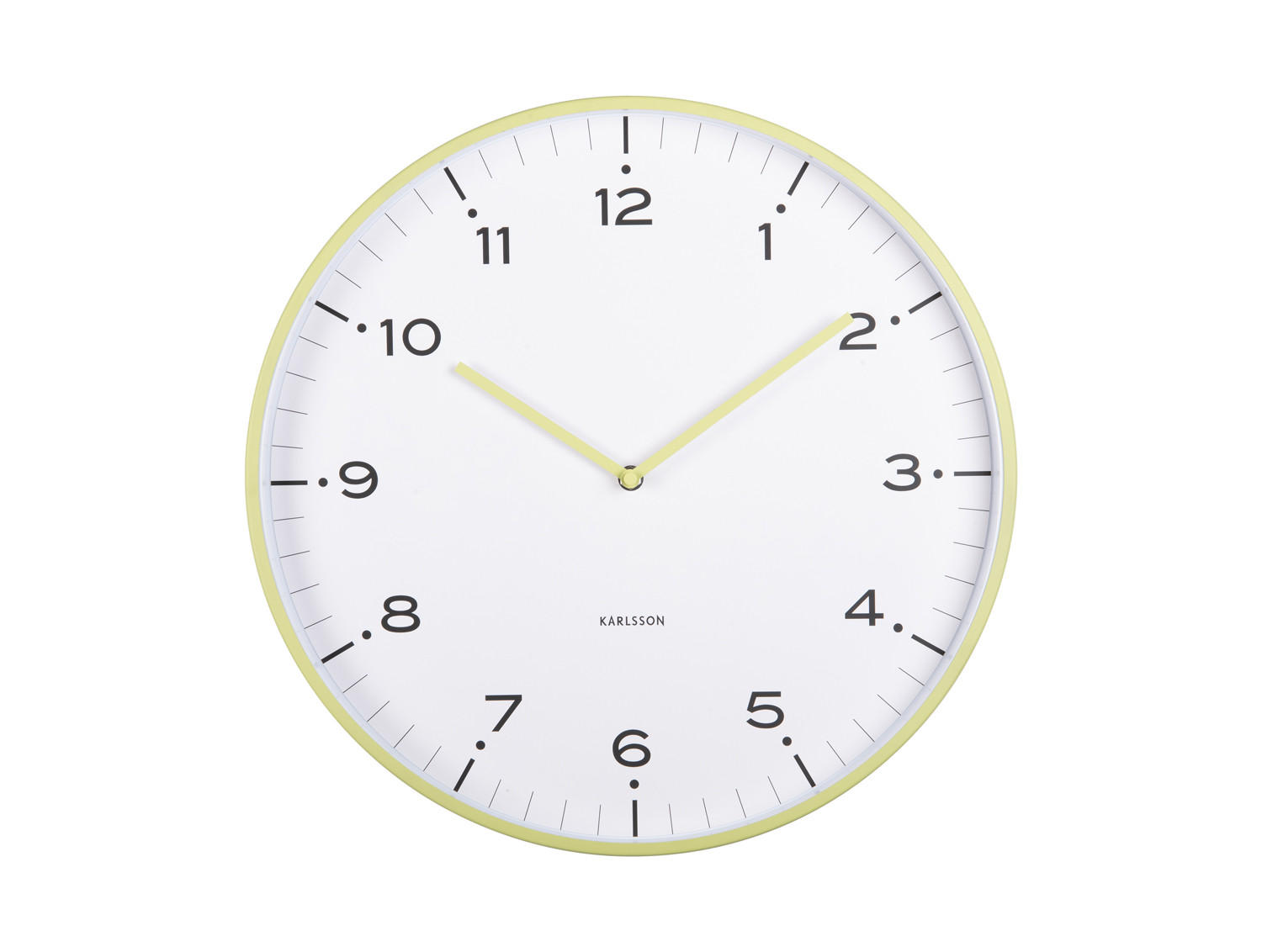 WANDUHR Circus Rings Ø40 cm - Grün, Metall (40/1/40cm) - Karlsson