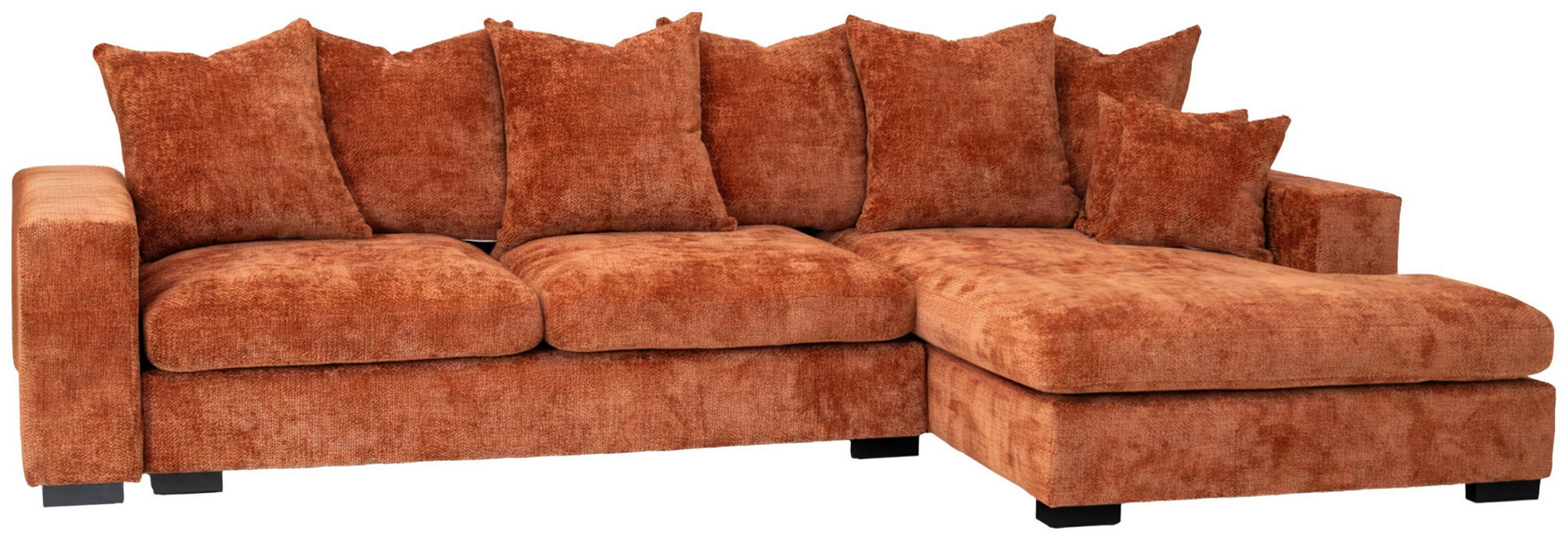 WFL Group Ecksofa Terracotta 285x155 cm