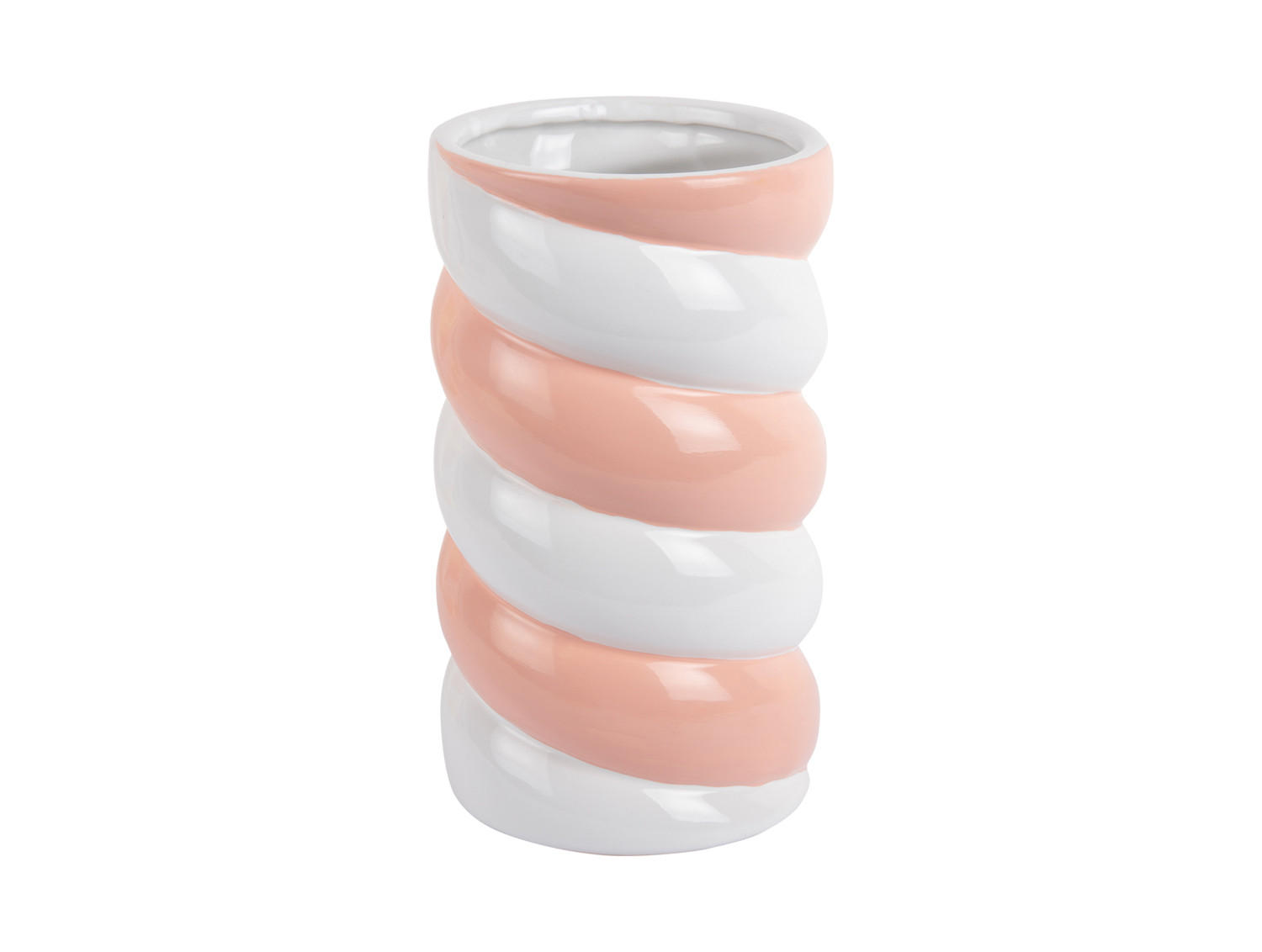 VASE Marshmallow 13/13/23 cm - Multicolor, Keramik (23cm) - Present Time