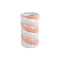 VASE Marshmallow 13/13/23 cm - Multicolor, Keramik (23cm) - Present Time