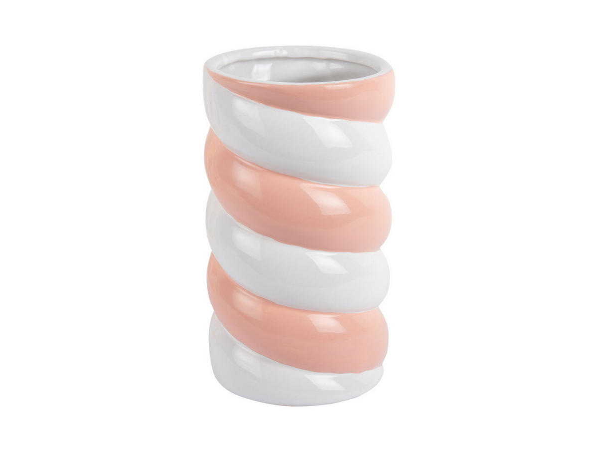 VASE Marshmallow 13/13/23 cm - Multicolor, Keramik (23cm) - Present Time