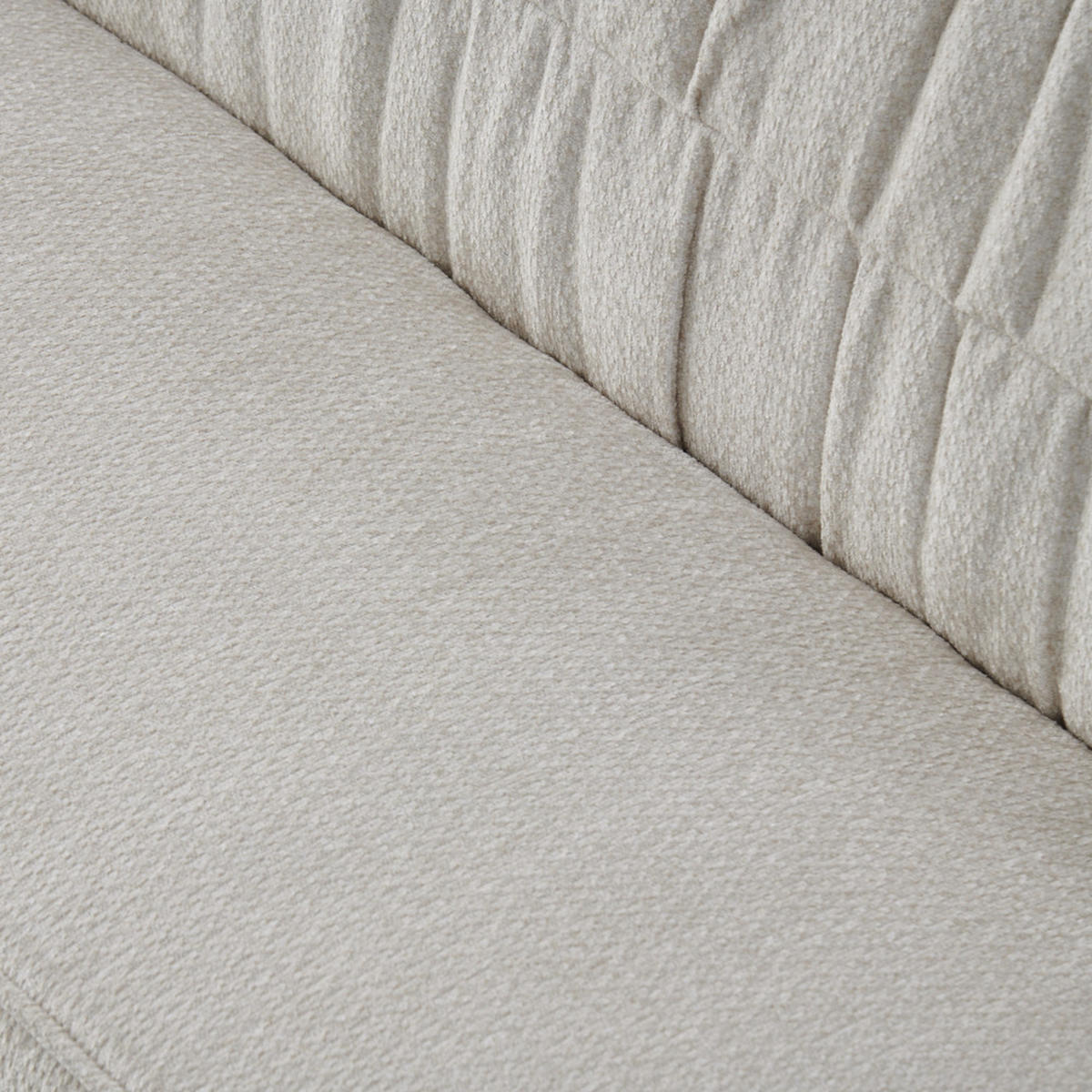 SITZBANK HANNAH - Creme, Metall (160/89/65cm) - DUBI Möbel