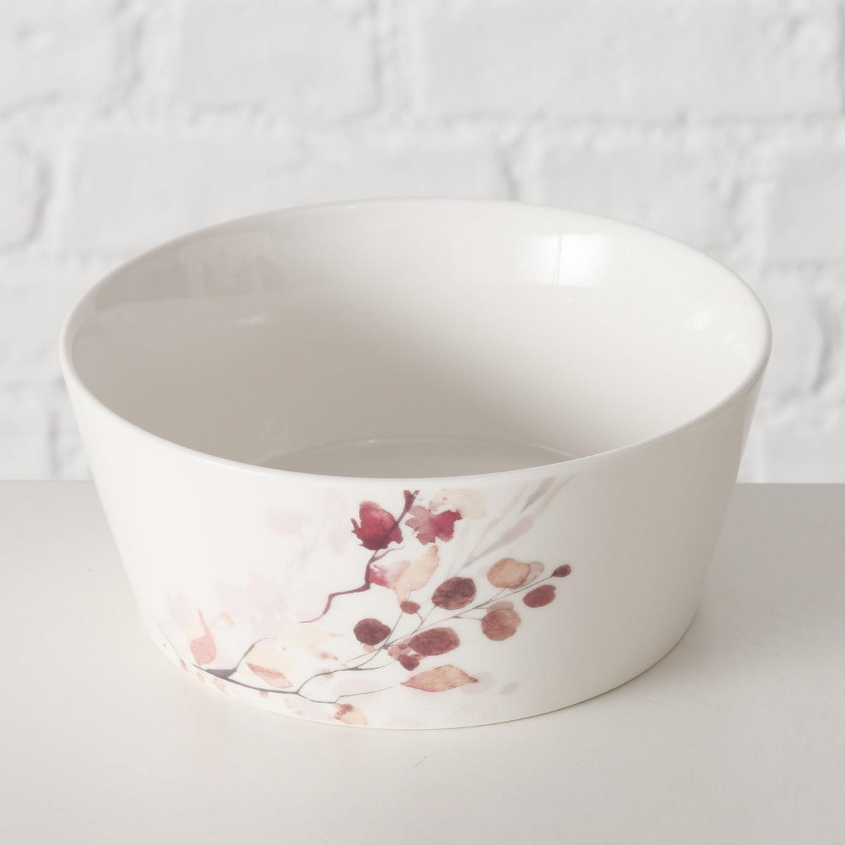 FRÜHSTÜCKSSCHALE Bernada 500 ml - Weiß, Keramik (14.8cm) - Boltze Home