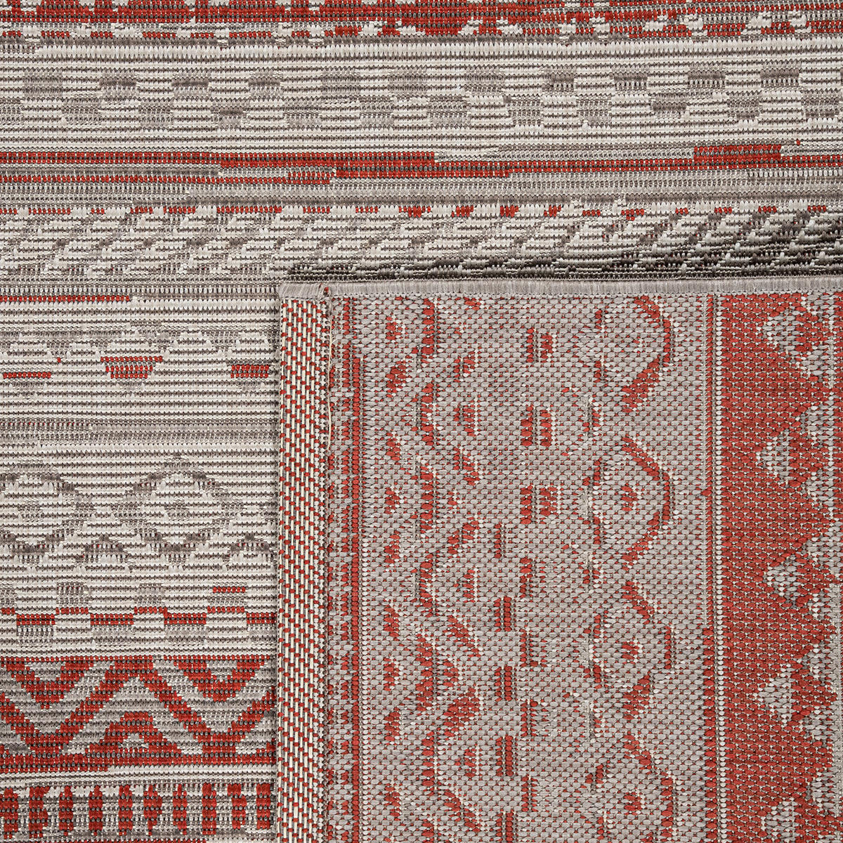 OUTDOORTEPPICH 120/170 cm Ostende 544 - Rot, Textil (120/170cm) - Paco Home