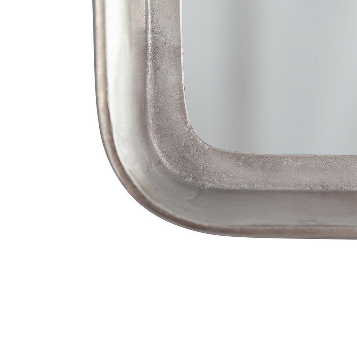 WANDSPIEGEL Smile 69 x 69 cm, Silber, Metall - Silberfarben, Metall (69/69/10cm) - Light & Living