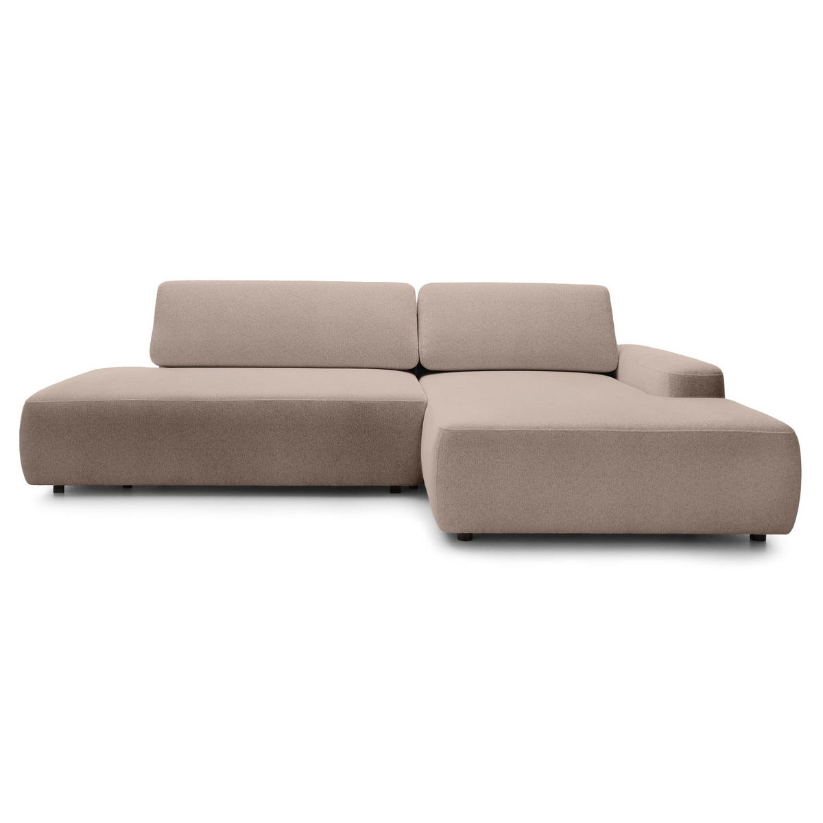 ECKSOFA Bamby Cappuccino 276 cm - Cappuccino, Textil (276/82/164cm) - Pillovely